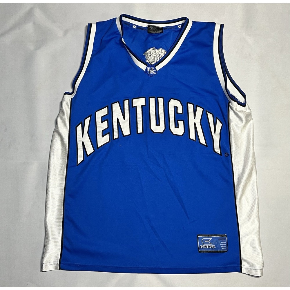 Colosseum University of Kentucky Basketball Jersey #50 Size XL, Blue/White